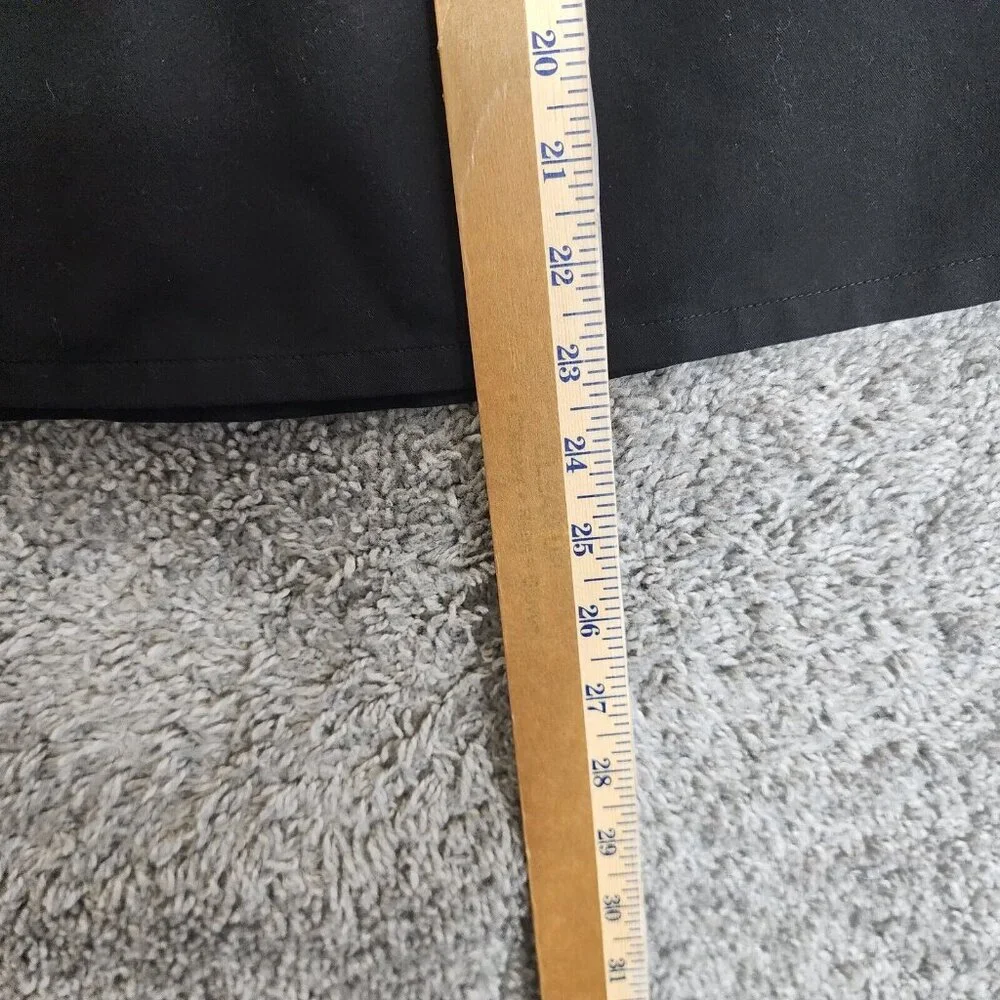 FIGS Scrubs Top Womens XXS Black Technical Stretch Short Sleeve V-Neck Pocket - Picture 7 of 9